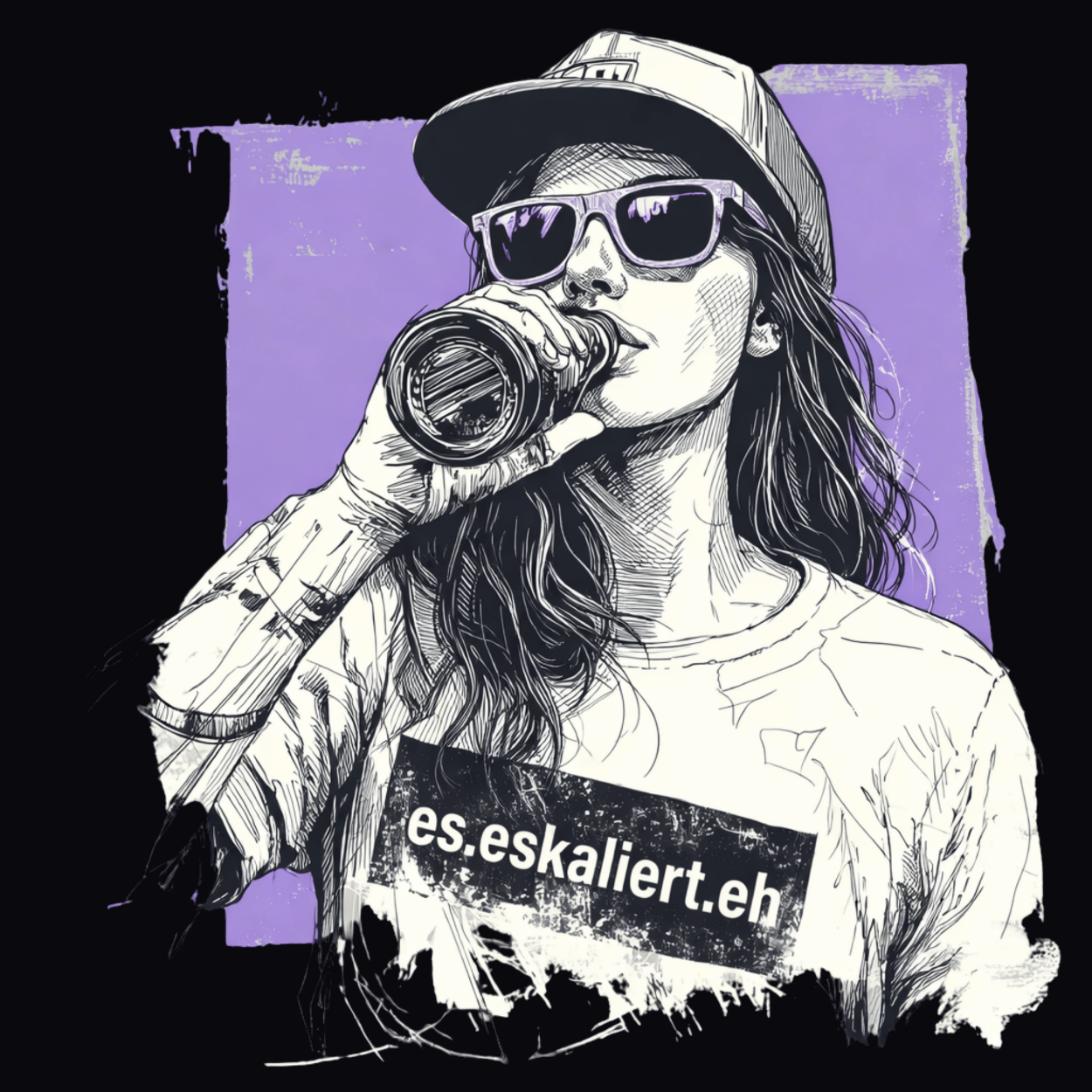 Mädels Hoodie Softstyle®. es.eskaliert.eh