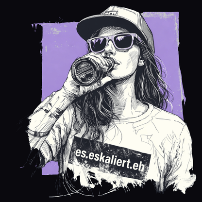 Mädels Hoodie Softstyle®. es.eskaliert.eh
