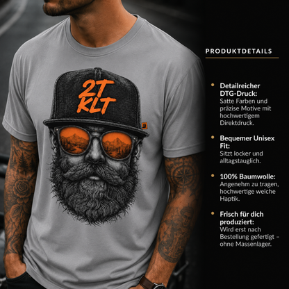 T-Shirt. Zweitakt Nomaden – Der Hipster.