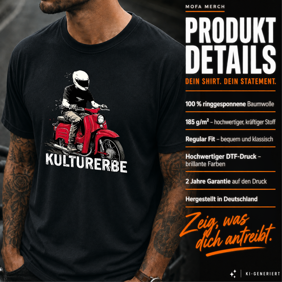 T-Shirt. Kulturerbe.