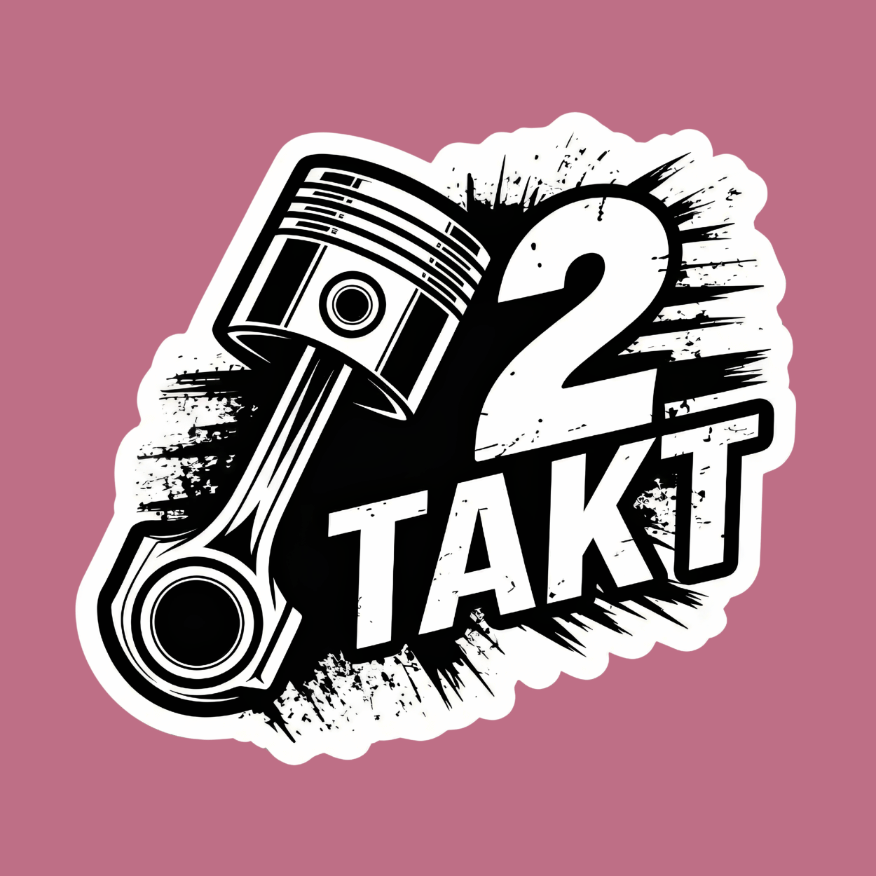Mädels T-Shirt. 2-Takt.