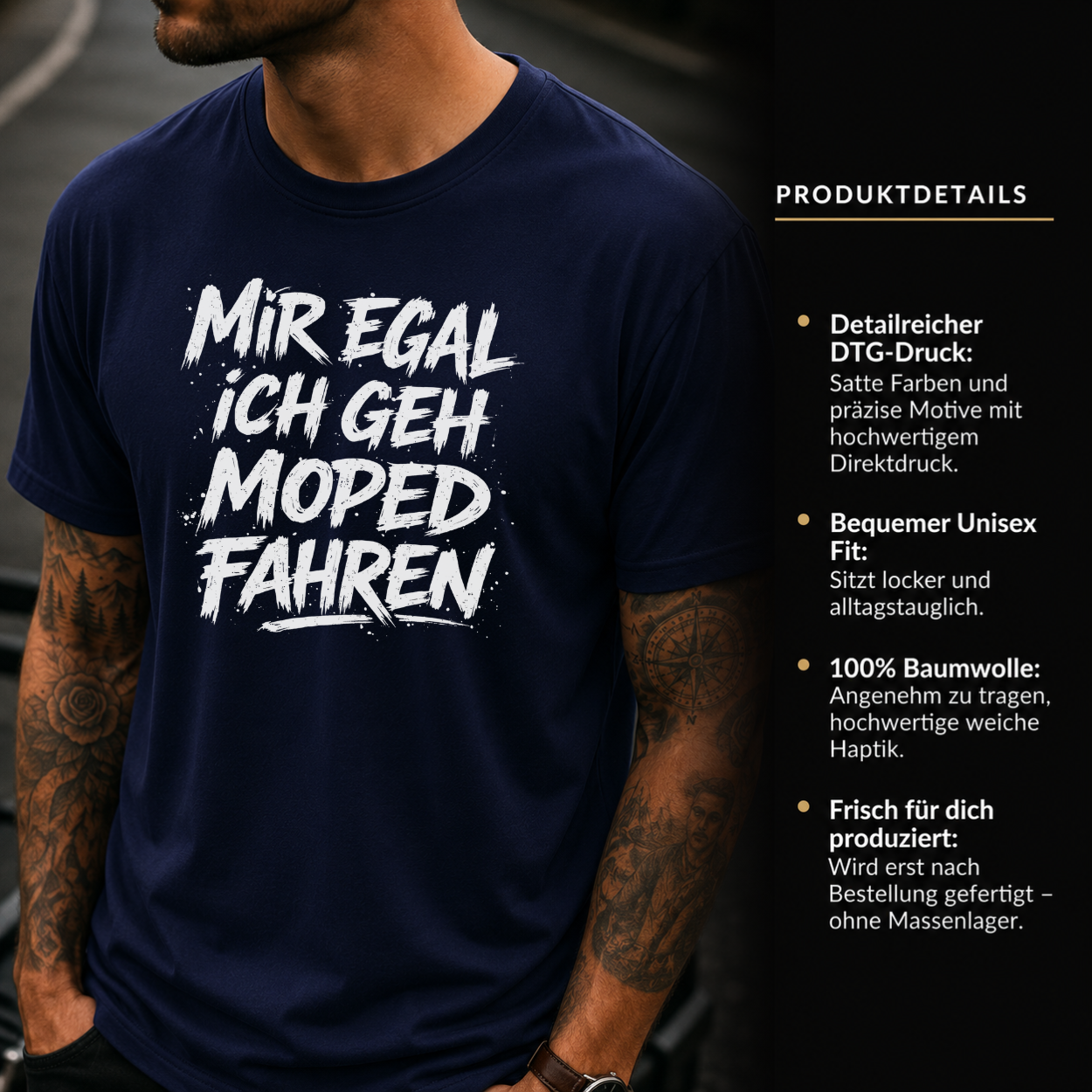 T-Shirt. Mir egal.