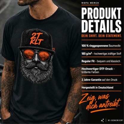 T-Shirt. Zweitakt Nomaden – Der Hipster.
