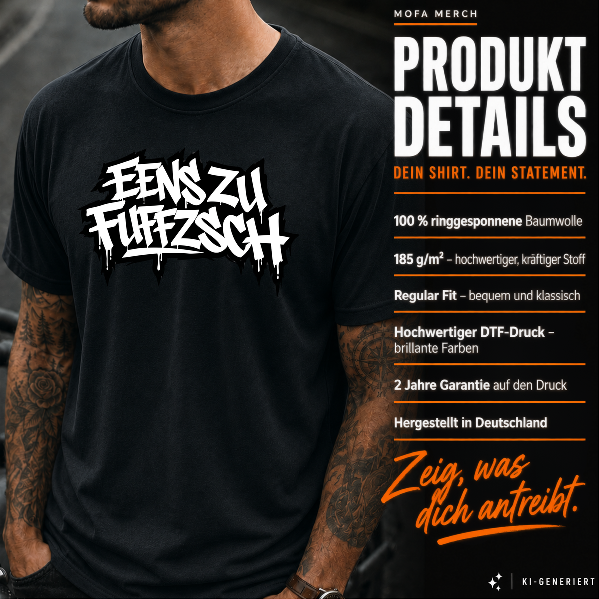 T-Shirt. Eenszufuffzsch.