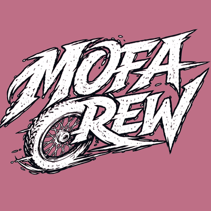 Mädels T-Shirt. Mofa Crew.