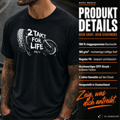 T-Shirt. 2 Takt for Life.