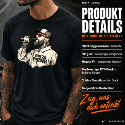 T-Shirt. Benzin im Blut.