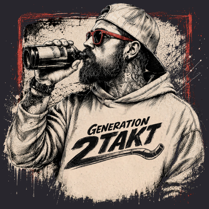 Hoodie Softstyle®. Generation Zweitakt - Daydrinking.