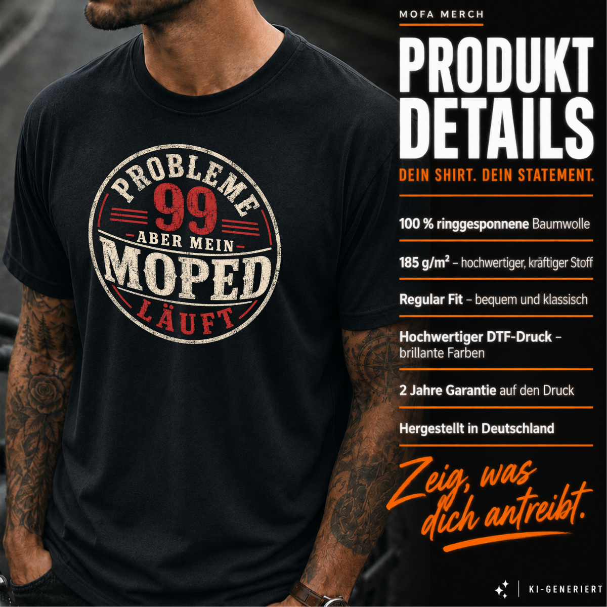 T-Shirt. 99 Probleme.