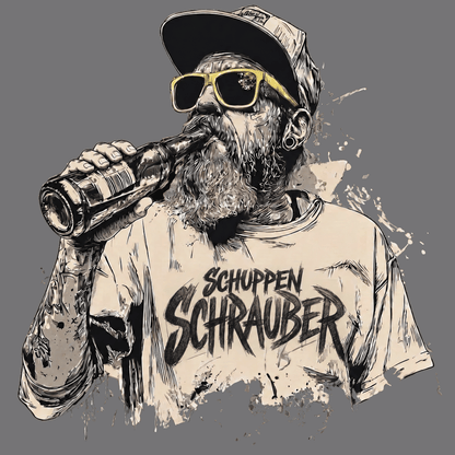 T-Shirt. Schuppenschrauber.