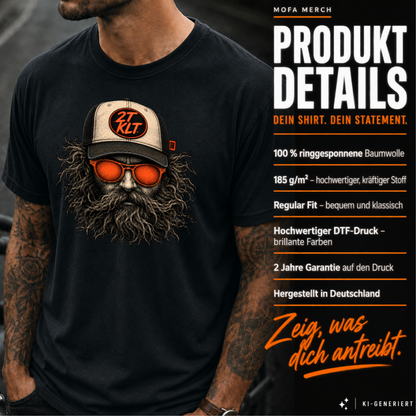 T-Shirt. Zweitakt Nomaden – Der Trucker.