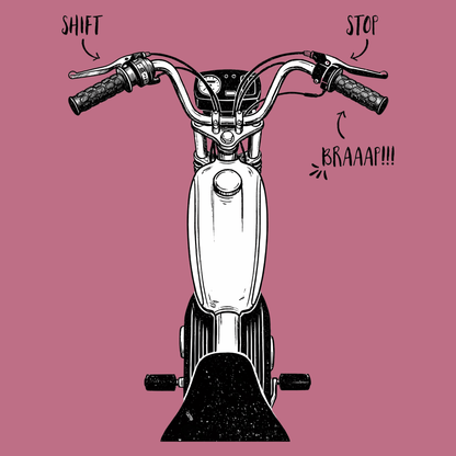 Mädels T-Shirt. Braaap!