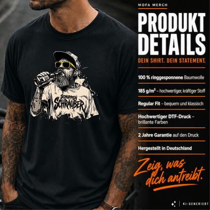 T-Shirt. Generation Zweitakt - Schuppenschrauber.