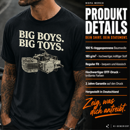 T-Shirt. Big Boys Big Toys