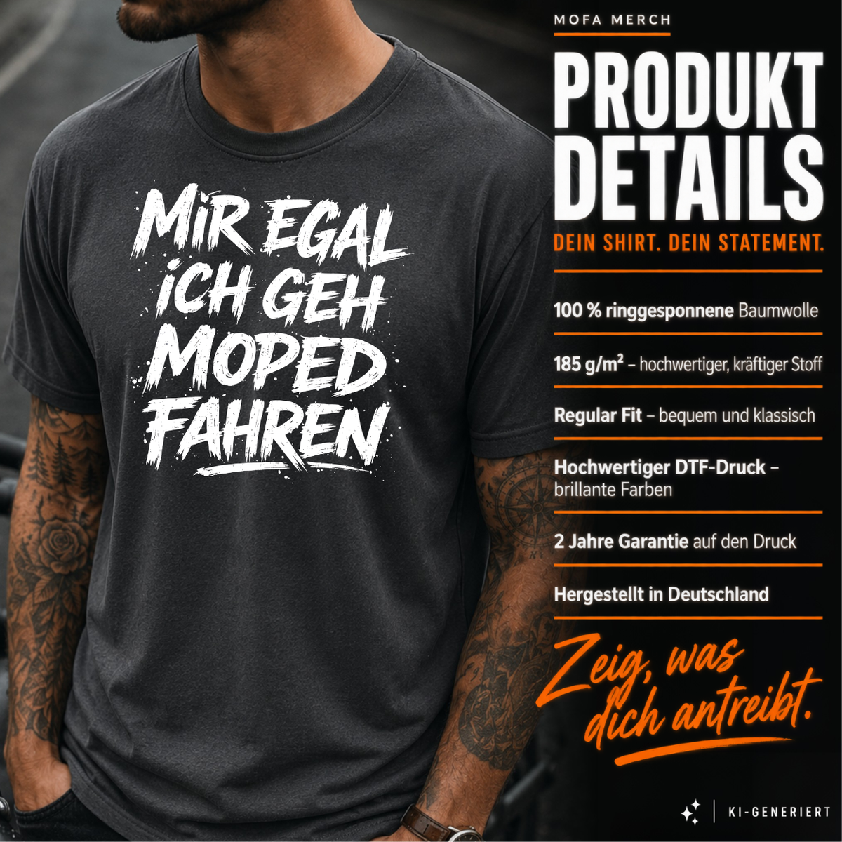 T-Shirt. Mir egal.