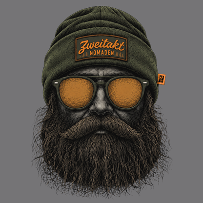 T-Shirt. Zweitakt Nomaden – Der Jäger.