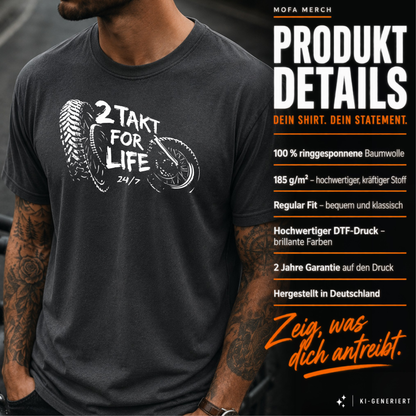 T-Shirt. 2 Takt for Life.