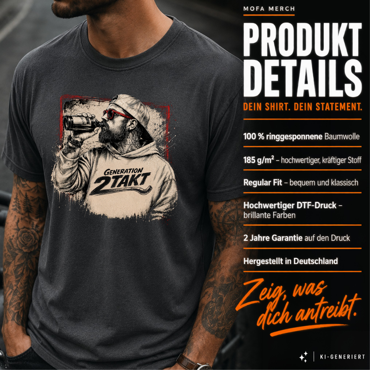 T-Shirt. Generation Zweitakt - Daydrinking.
