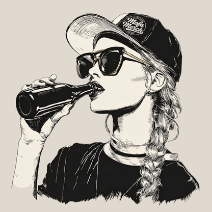 Mädels T-Shirt. Night Vibes.