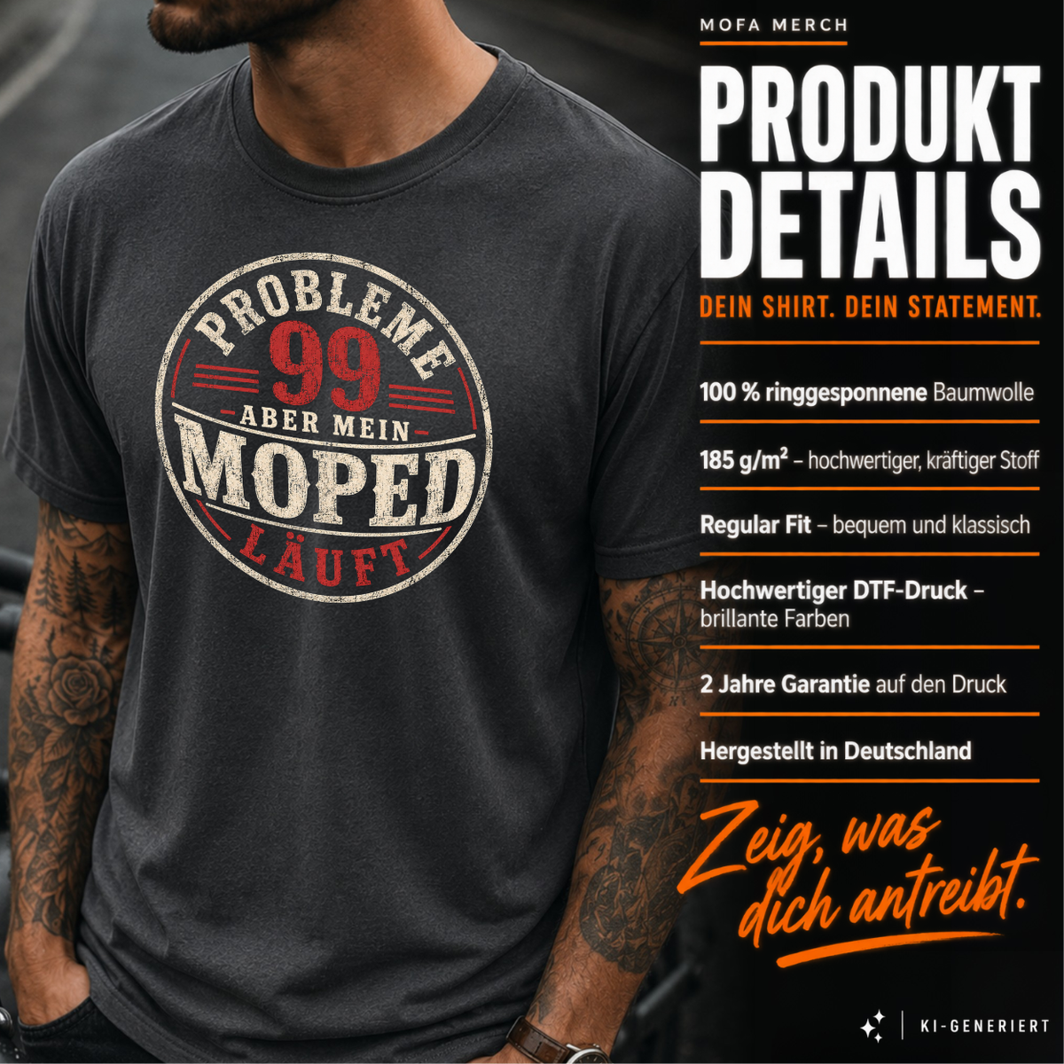 T-Shirt. 99 Probleme.