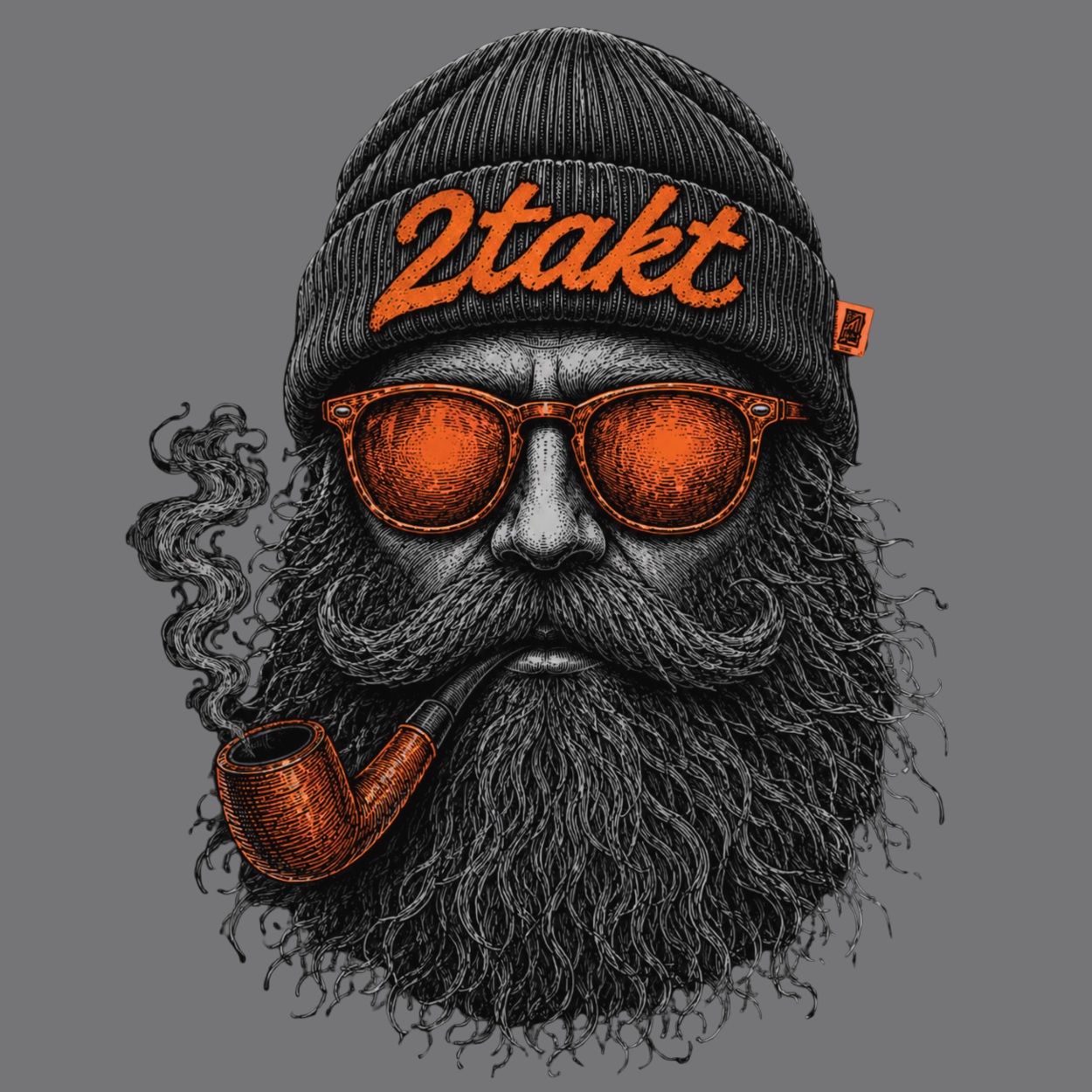 T-Shirt. Zweitakt Nomaden – Der Seemann.
