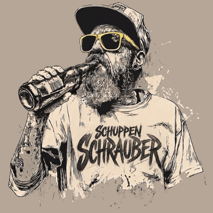 T-Shirt. Schuppenschrauber.