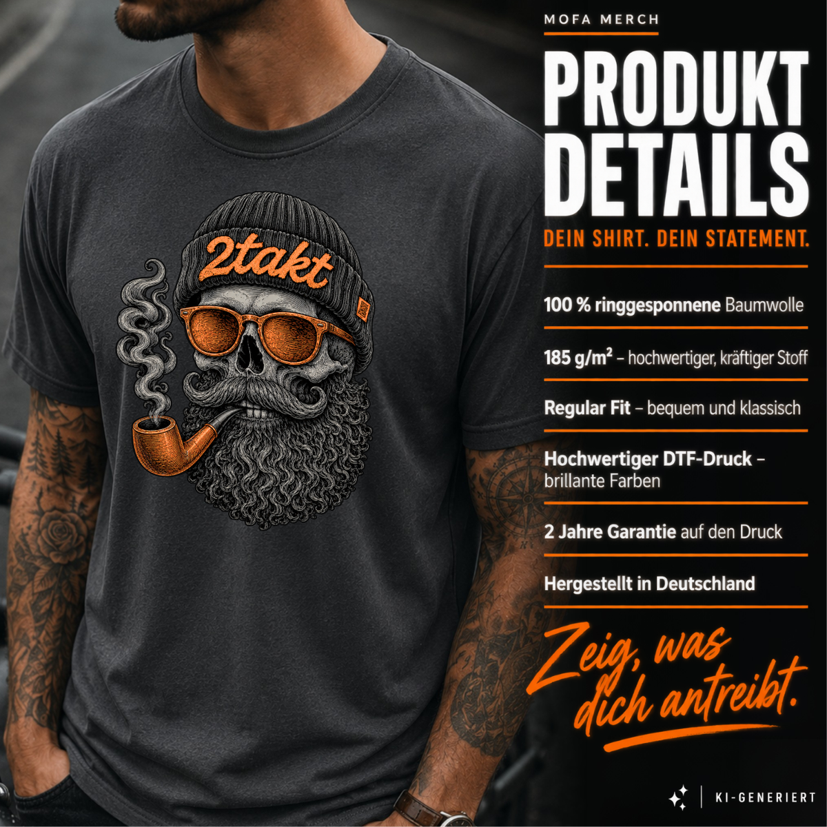 T-Shirt. 2Takt Lifestyle.