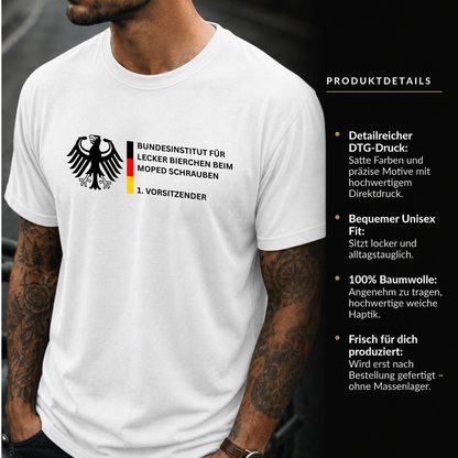 T-Shirt. Lecker Bierchen und Schrauben.