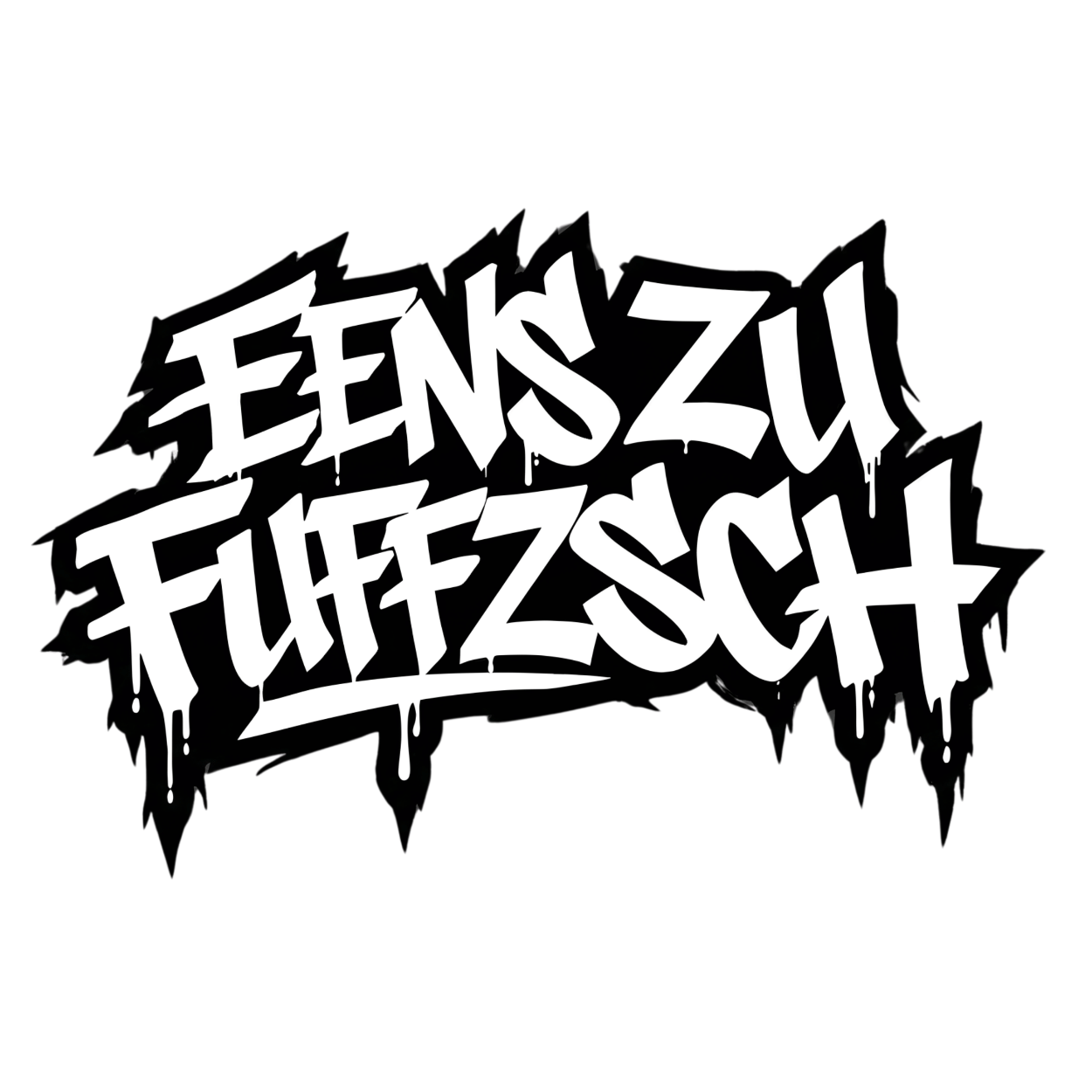 Mädels T-Shirt. Eenszufuffzsch.