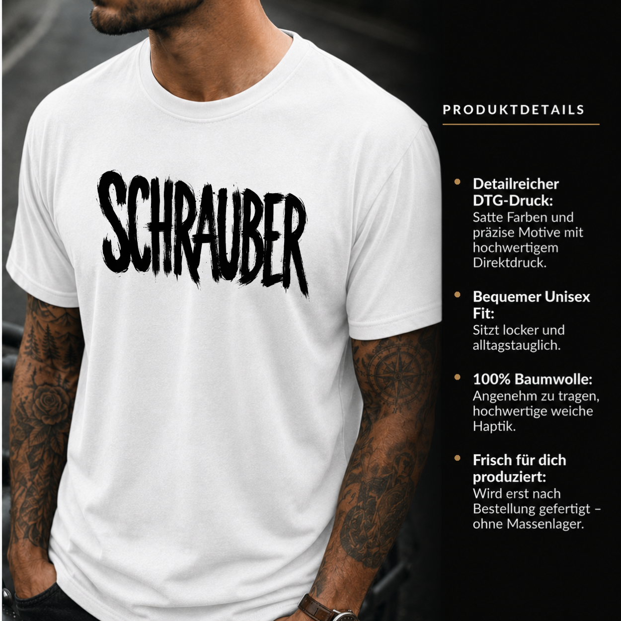 T-Shirt. Schrauber.