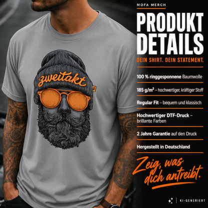 T-Shirt. Zweitakt Nomaden – Der Vagabund.