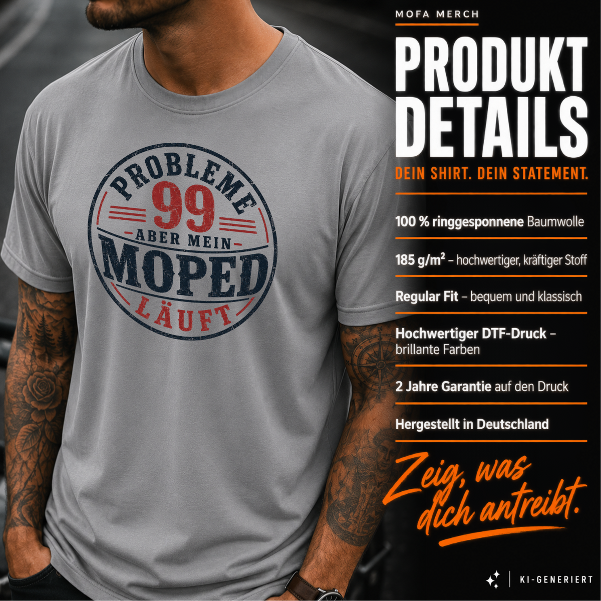 T-Shirt. 99 Probleme.