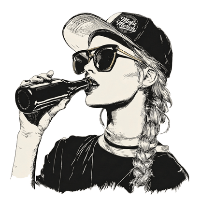 Mädels T-Shirt. Night Vibes.