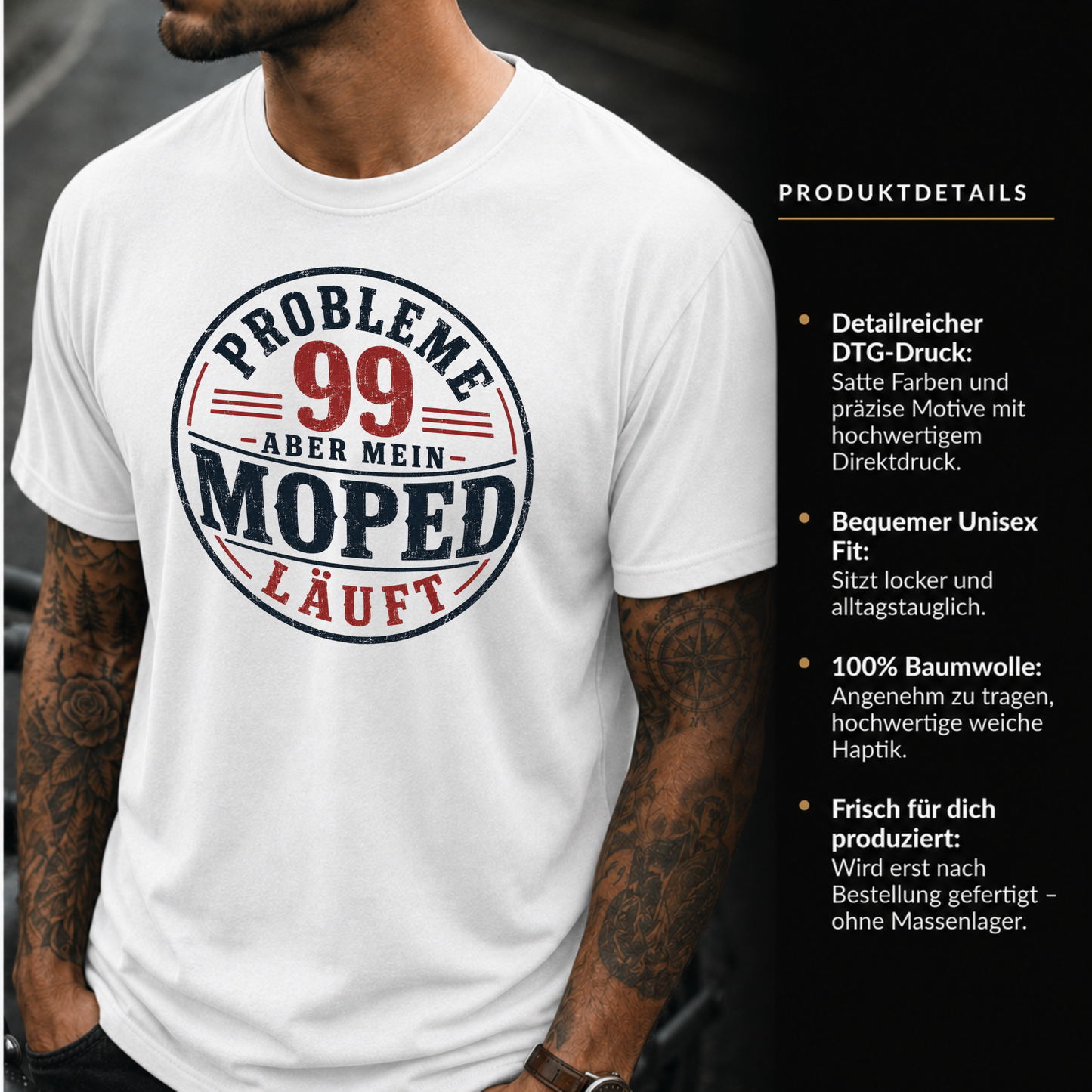 T-Shirt. 99 Probleme.
