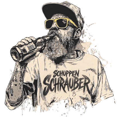 T-Shirt. Schuppenschrauber.