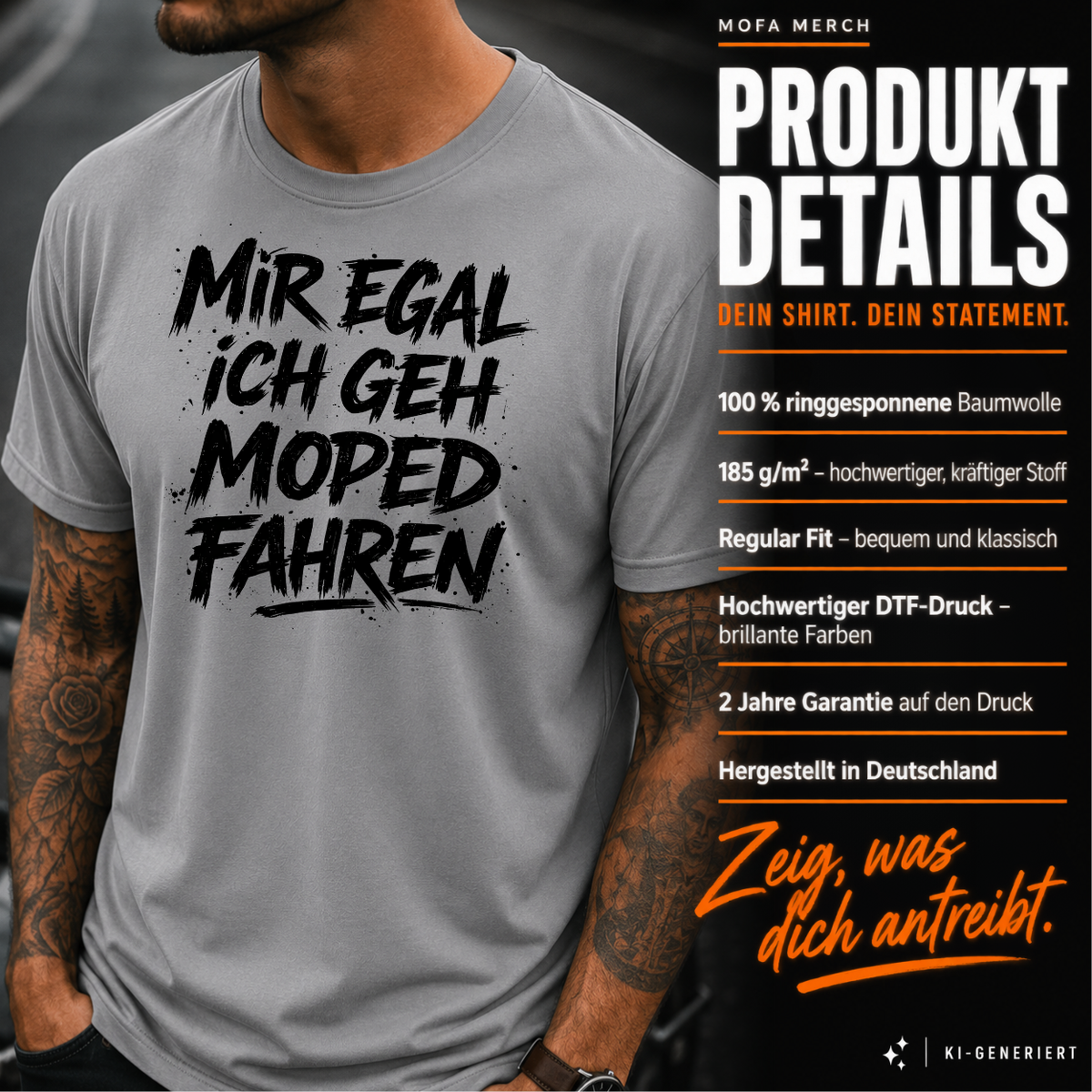 T-Shirt. Mir egal.