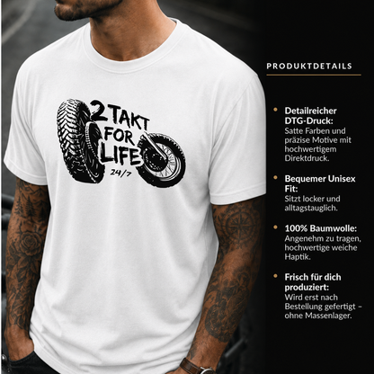 T-Shirt. 2 Takt for Life.