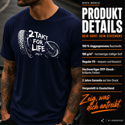 T-Shirt. 2 Takt for Life.