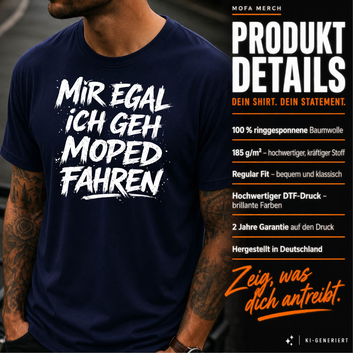T-Shirt. Mir egal.