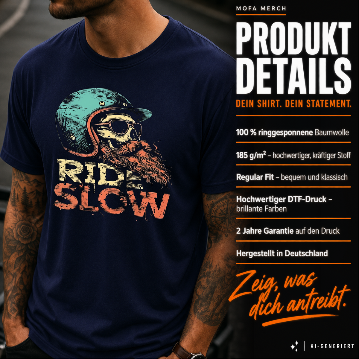 T-Shirt. Ride Slow.