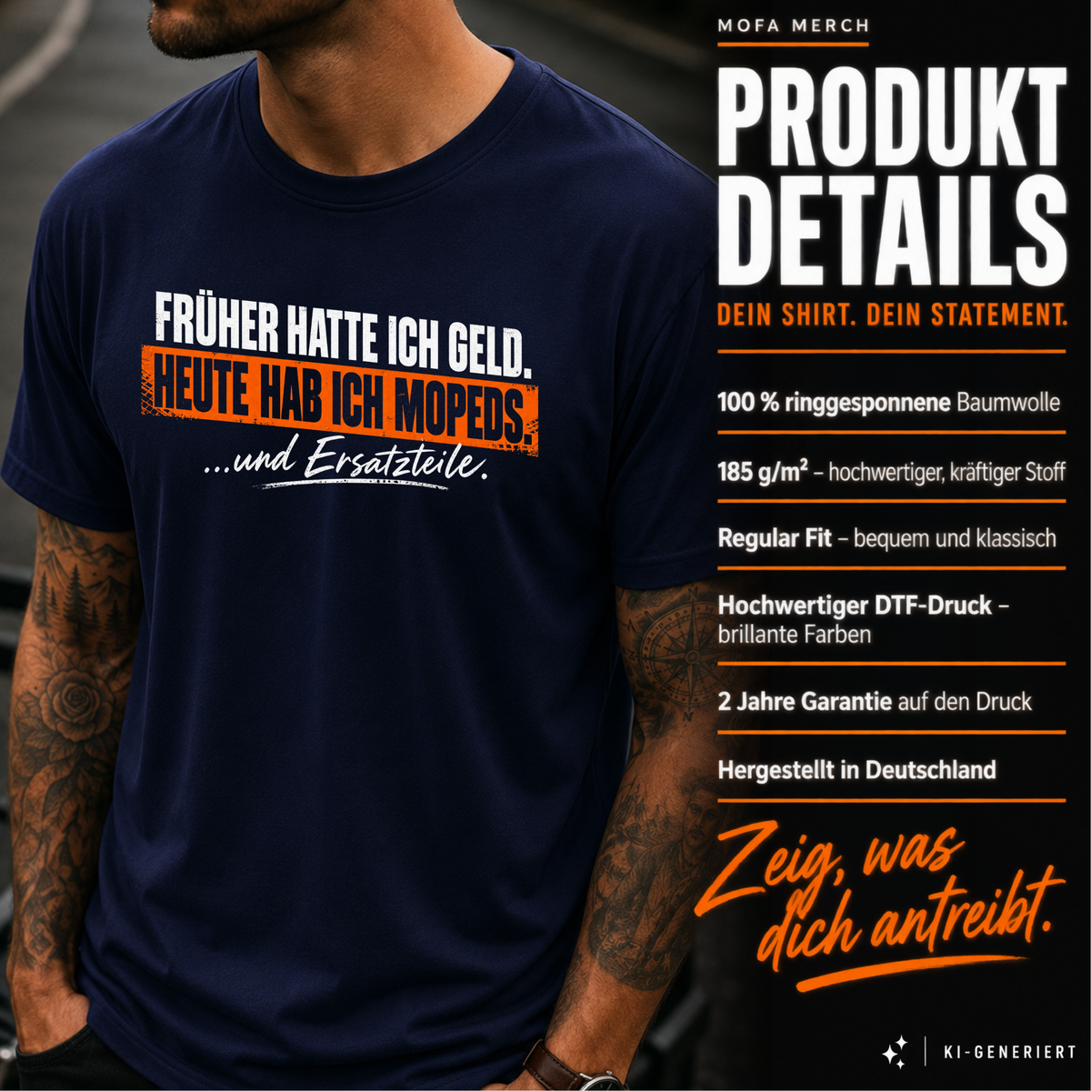 T-Shirt. Früher hatte ich Geld.