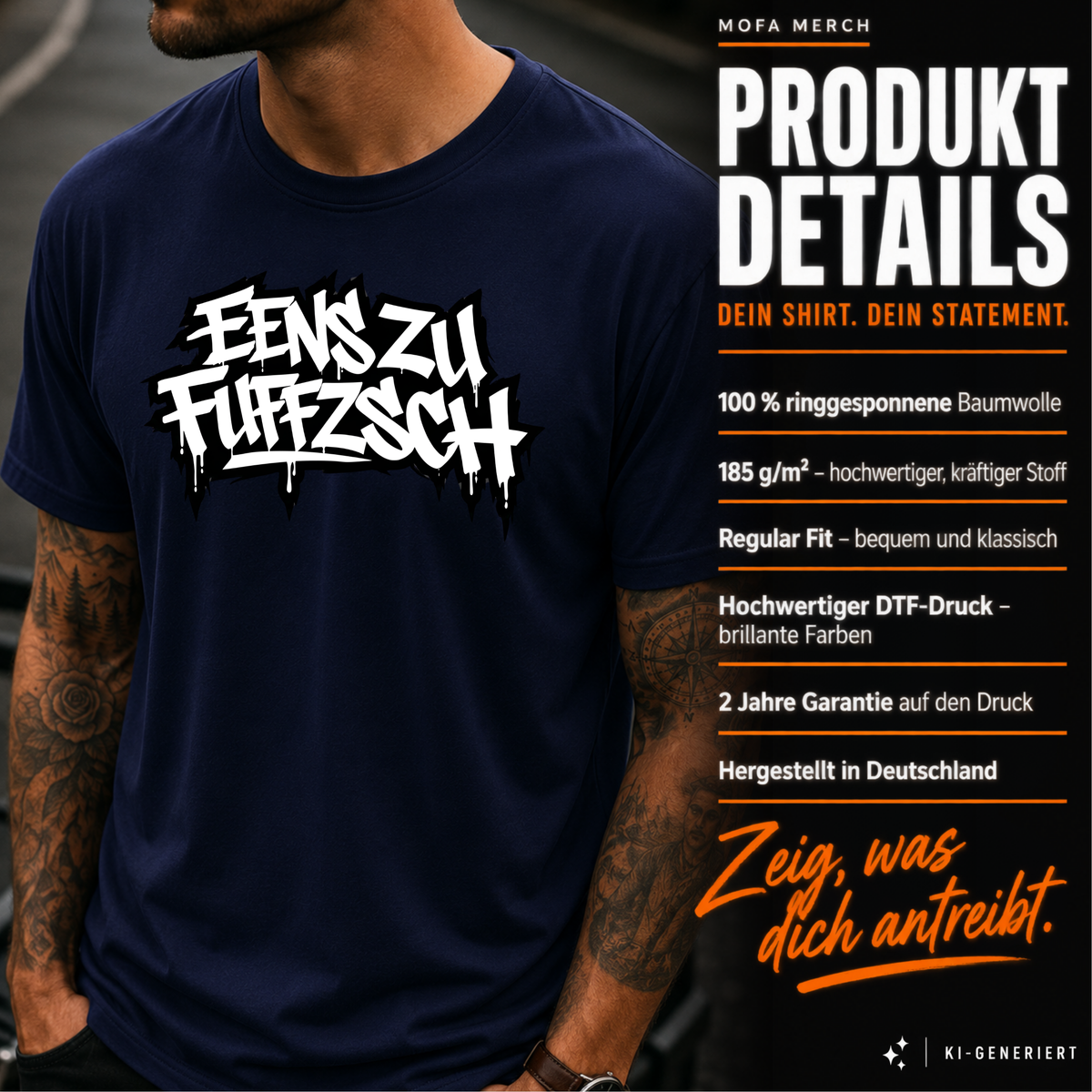 T-Shirt. Eenszufuffzsch.