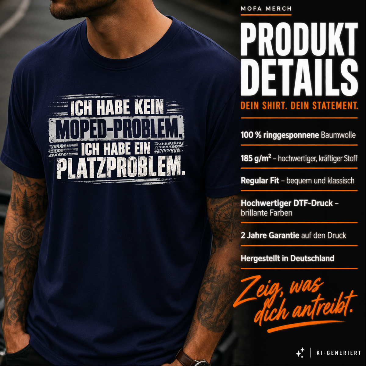 T-Shirt. Platzproblem.