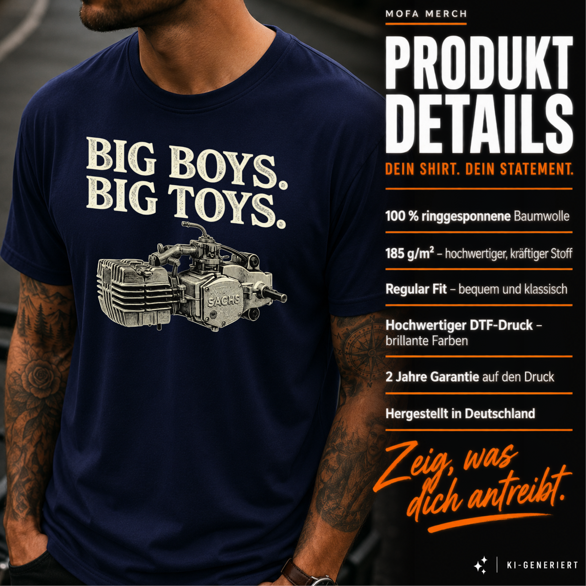 T-Shirt. Big Boys Big Toys