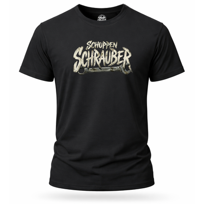 T-Shirt. Schuppen Schrauber.