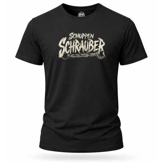 T-Shirt. Schuppen Schrauber.