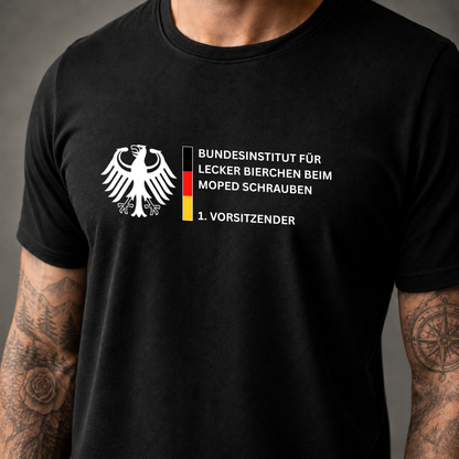 T-Shirt. Lecker Bierchen und Schrauben.