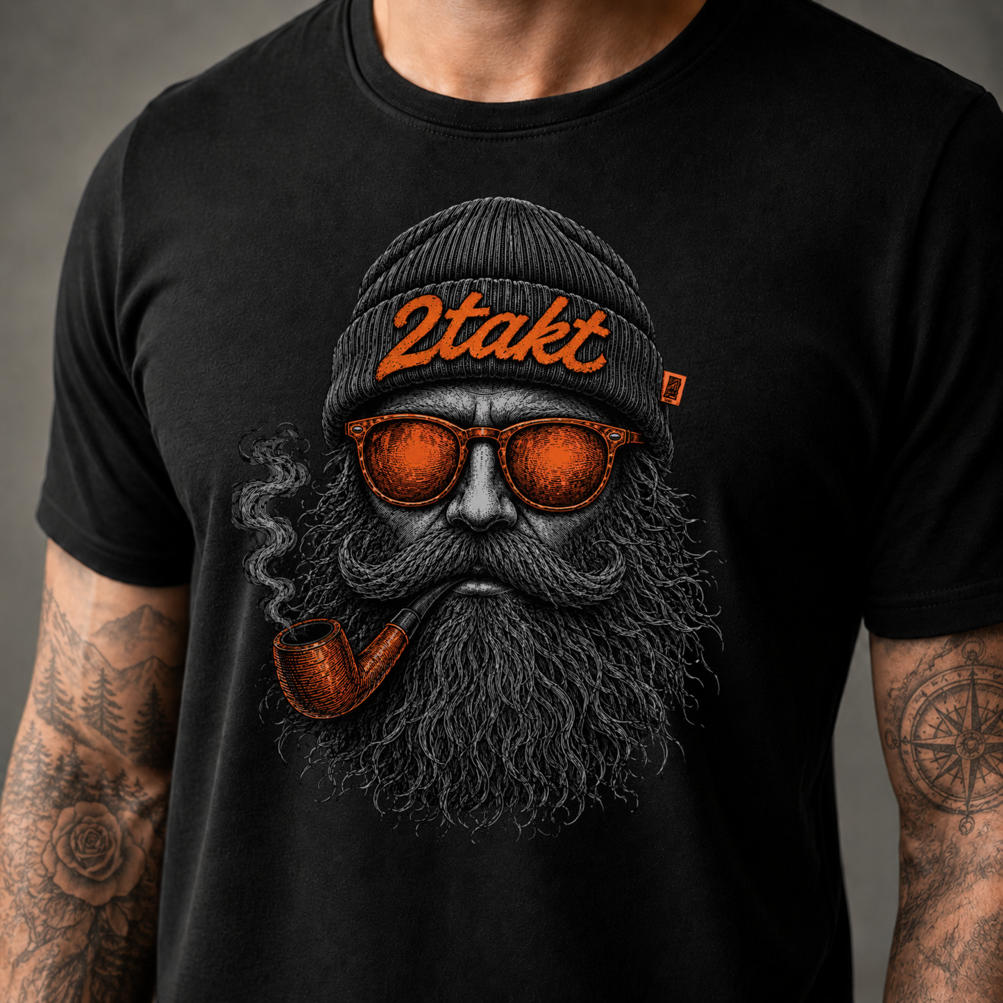 T-Shirt. Zweitakt Nomaden – Der Seemann.