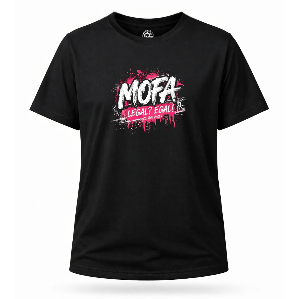 Mädels T-Shirt. Mofa Legal? Egal!