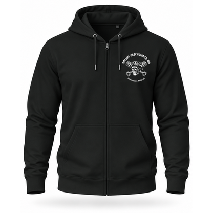 Zip Hoodie Softstyle®. Simson Geschwader MV / Beidseitig.